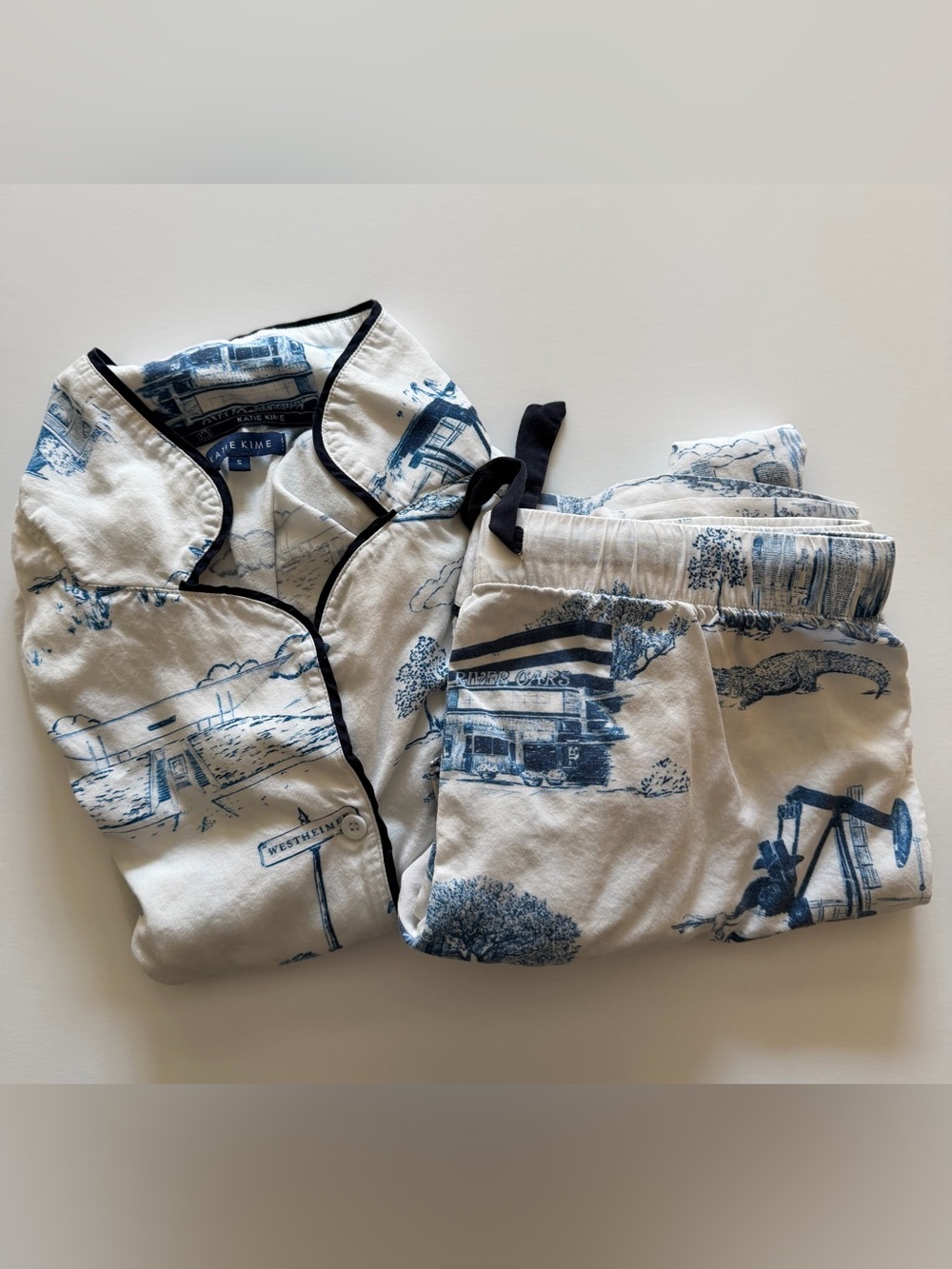 KATIE KIME Houston toile pajama set